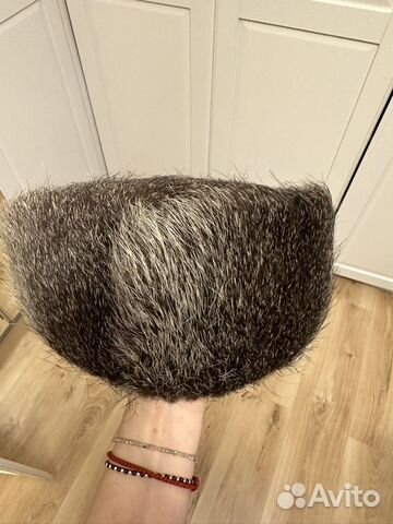 Шапка меховая мужская. Бобр. р56