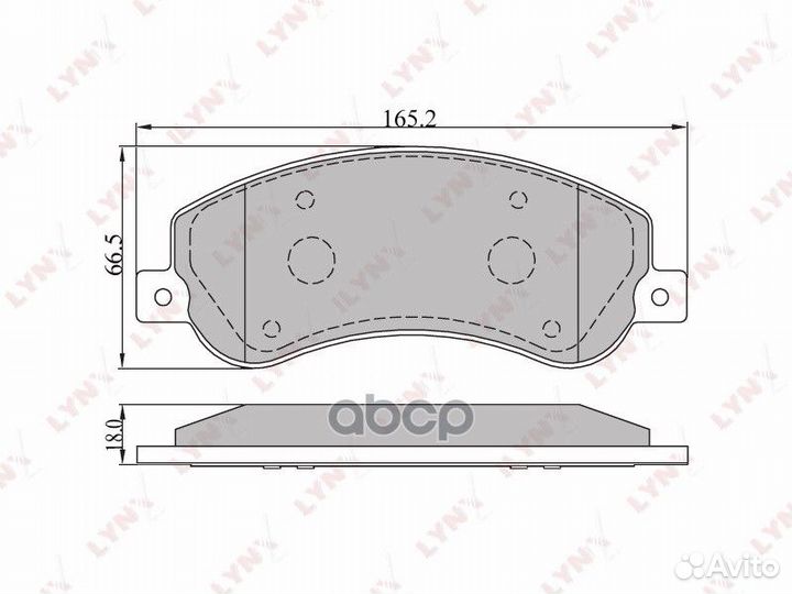 Колодки тормозные ford transit 06- передн. BD30