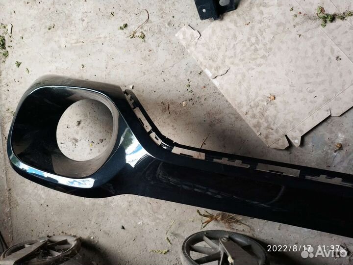 Накладка на выхлопную трубу