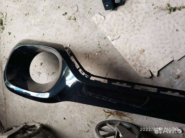 Накладка на выхлопную трубу