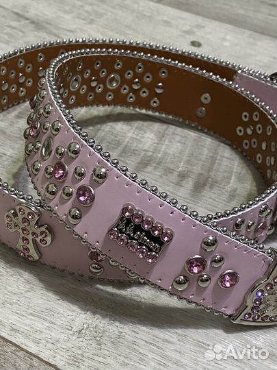 Ремень B.B Simon Pink Belt