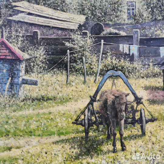 Картина маслом на холсте большая