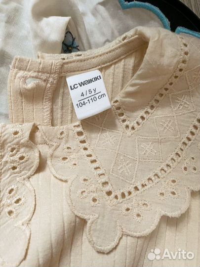 Вещи пакетом на девочку 104 110 waikiki zara