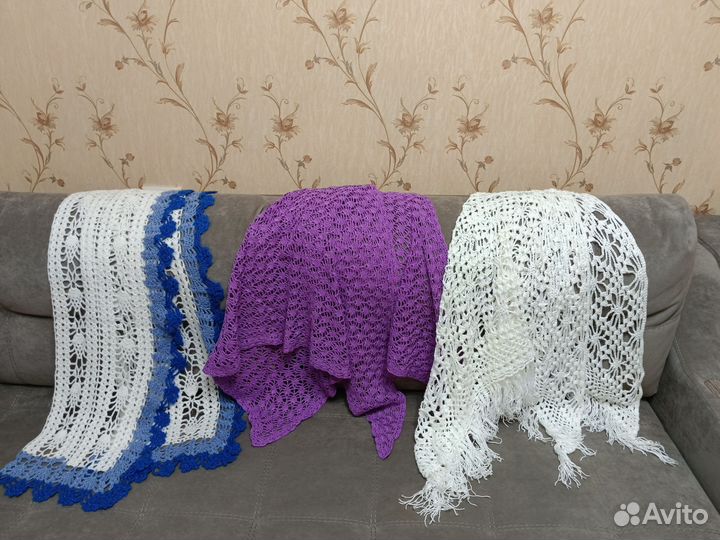 Шаль ручной работы