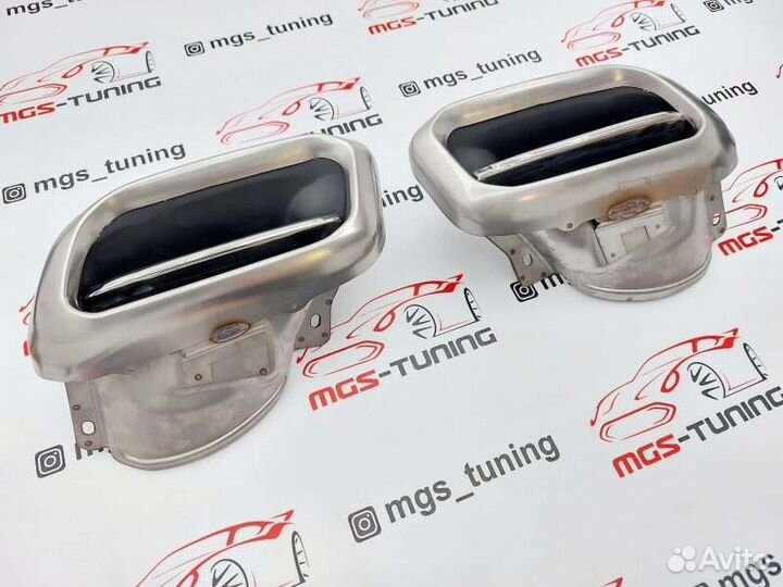 Насадки на выхлоп Maybach хром Mercedes GLS X167