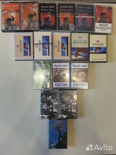 Аудио кассеты Depeche Mode и нетолько