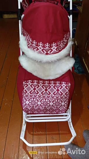 Детские санки коляска бу