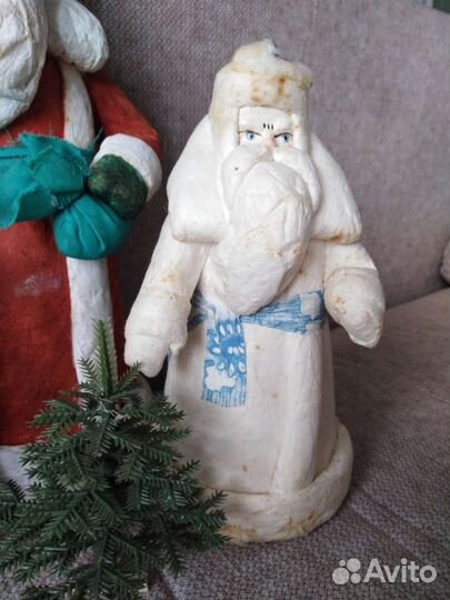 Лот новогодних игрушек сссср. Дед мороз