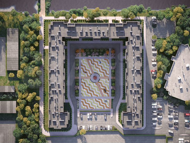 2-к. квартира, 68,3 м², 9/9 эт.