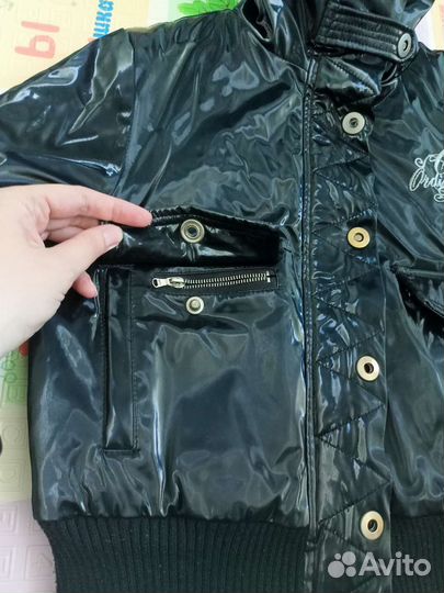 Куртка на девочку 128 осень весна