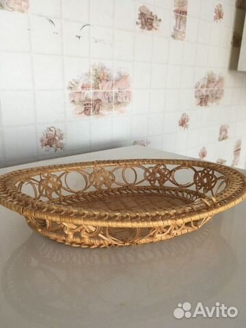 Плетеное блюдо