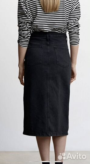 Джинсовая юбка Mango