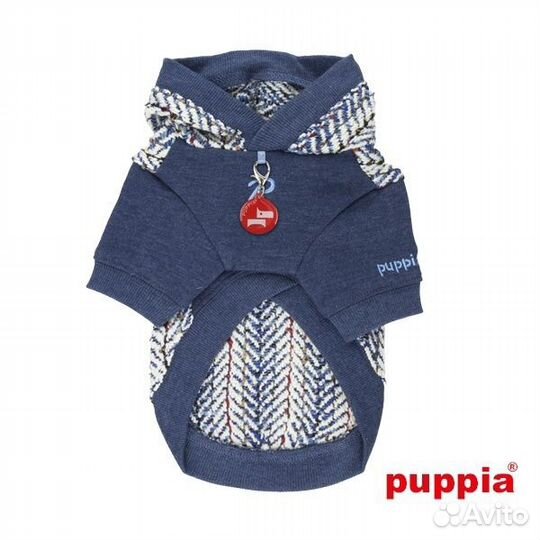 Puppia худи с капюшоном с узором 