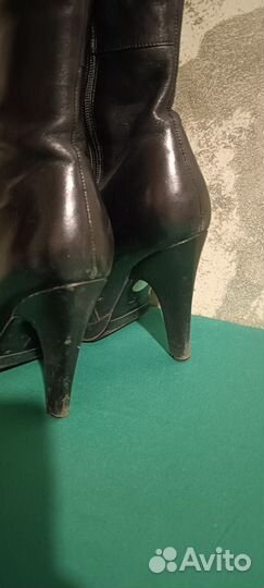Сапоги женские натуральная кожа 39