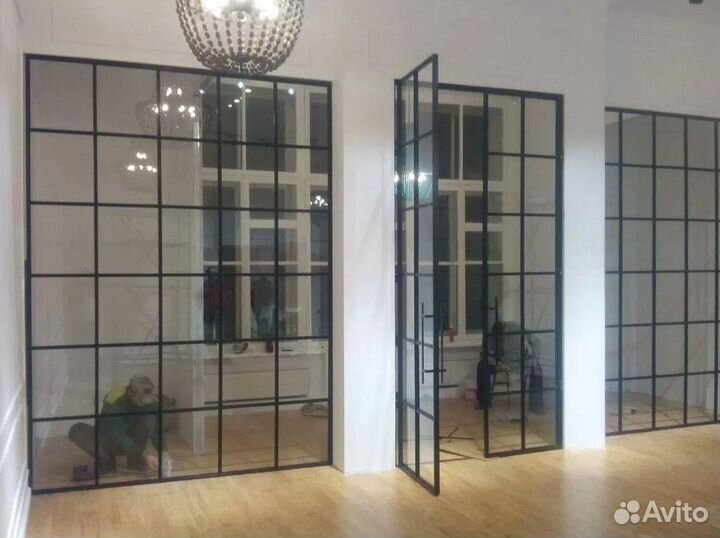 Стеклянные перегородки