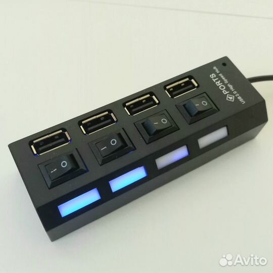 USB- разветвитель 4х-портовый