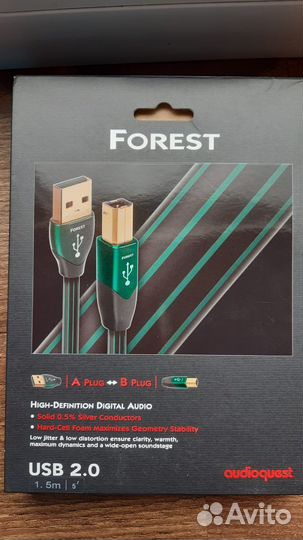 Audioquest Forest USB 2.0 A-B 1,5м
