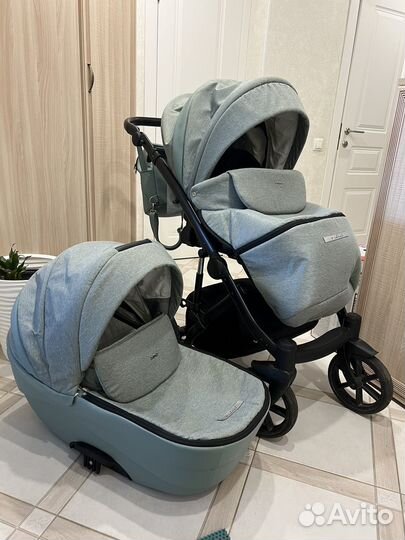 Коляска 2 в 1 Bexa ideal id 03 (шалфей)