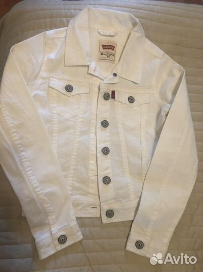 Джинсовый пиджак для девочки 9-10 лет