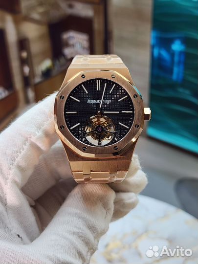 Часы Audemars Piguet Royal Oak 41 Rose Gold Black