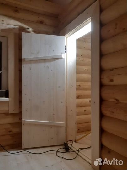 Строительство бань из оцилиндрованного бревна