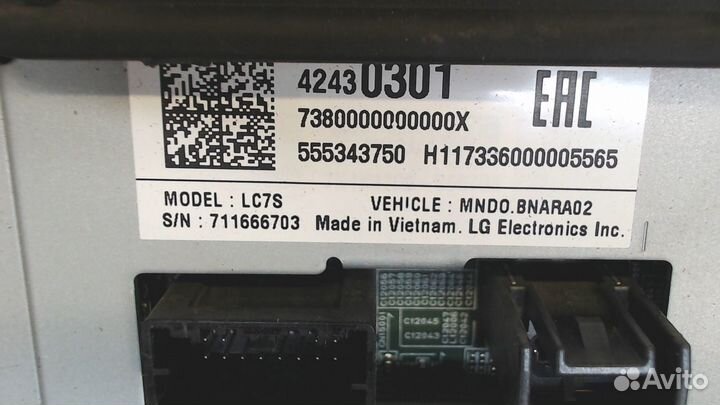 Дисплей мультимедиа Chevrolet Equinox 2017, 2018