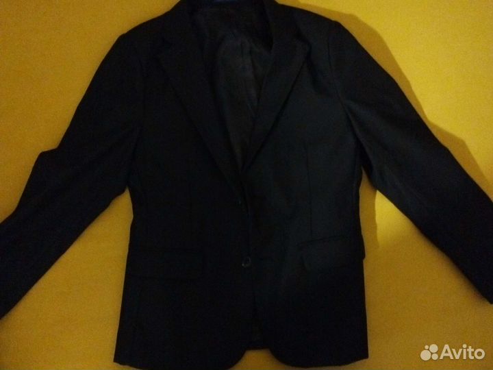Пиджак школьный для мальчика 140