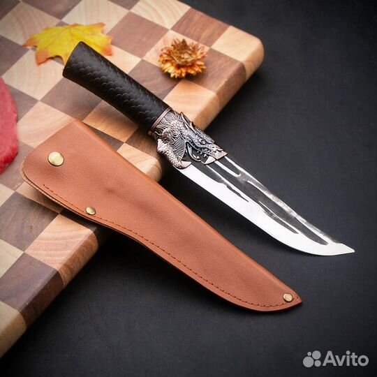 Нож туристический чёрный-tgd-6