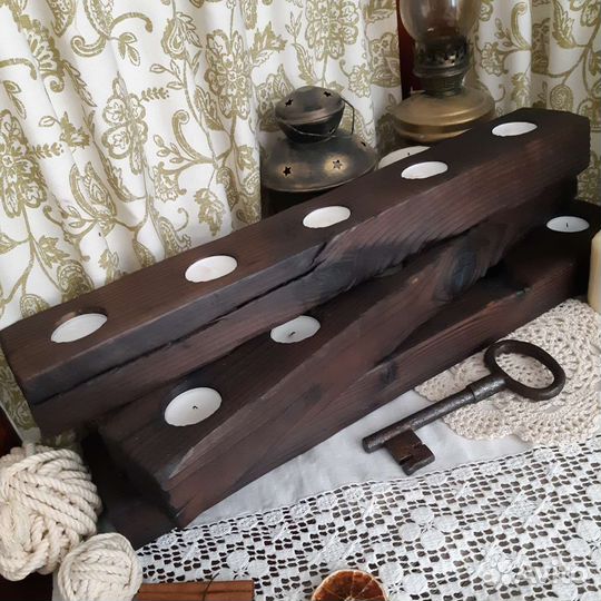 Подсвечник ручная работа