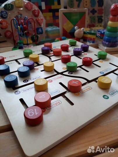 Развивающая игра Лабиринт с цифрами