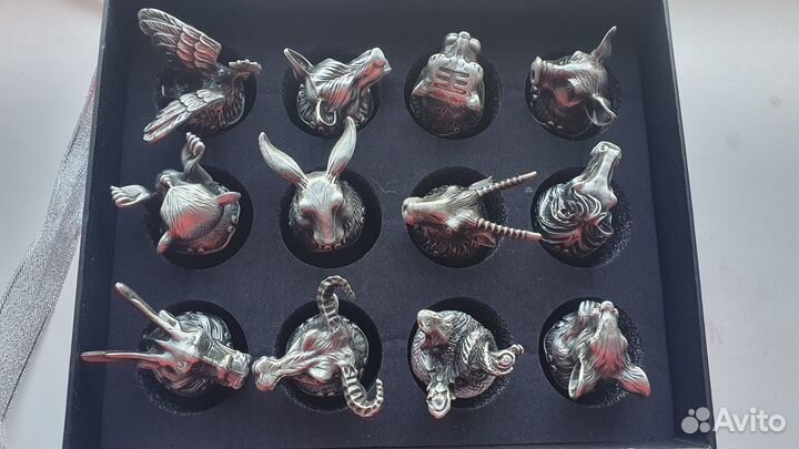 Рюмки перевертыши 12 знаков зодиака - звери