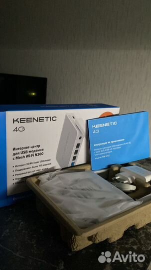 Wifi роутер Keenetic 4G (KN-1212)