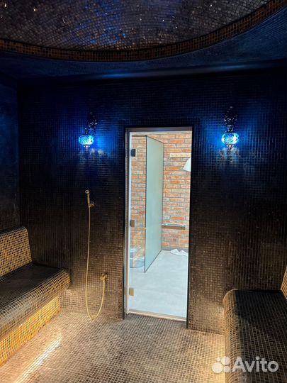 Русская баня на дровах с бассейном круглосуточно