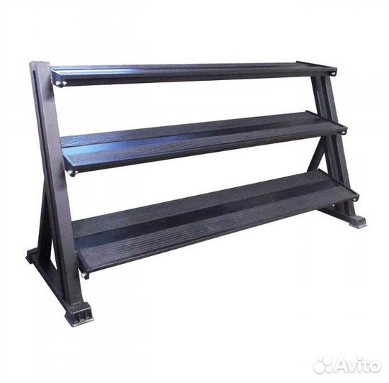 Подставка для гантелей 3-х ярусная на 15 пар AV631