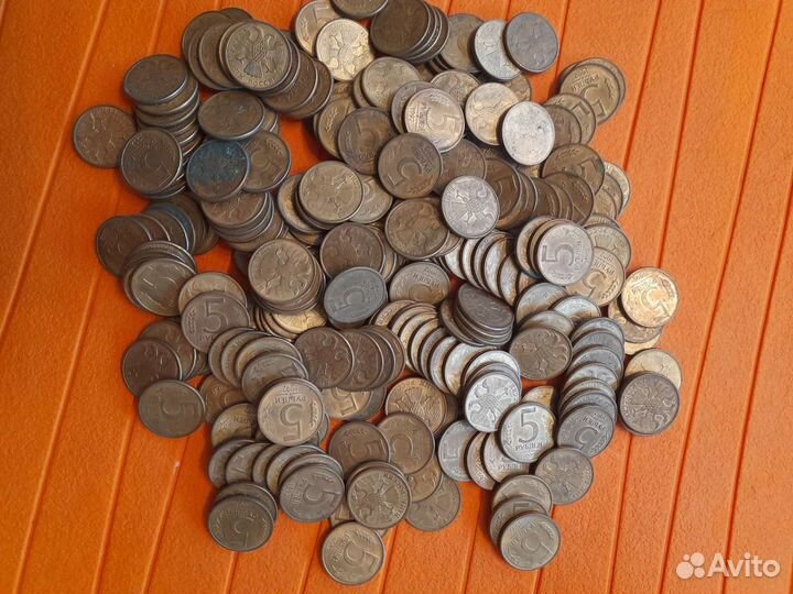 Монеты 10р, 5 р,1р 1991-1992 г