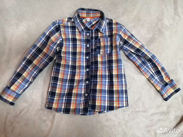Рубашка для мальчика 116-122 рост