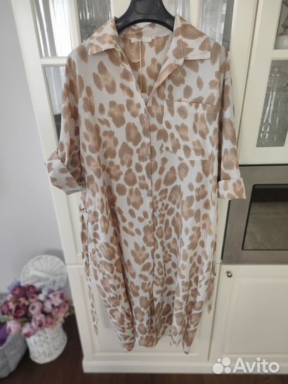 Итальянское платье-рубашка46