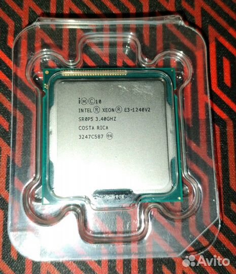 Intel Xeon E3-1240V2,LGA 1155,Доставка Без Доплат%