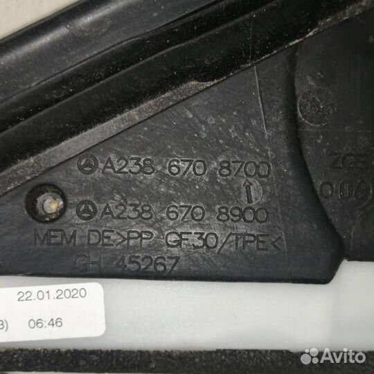 Стекло кузовное глухое левое Mercedes-Benz E-Class