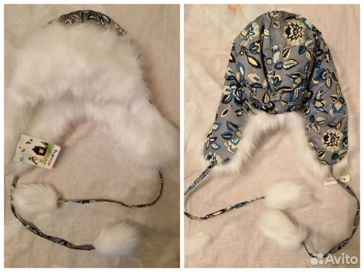 Шапки для девочек, разные. Новые