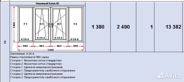 Окно Пвх