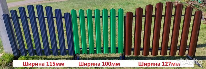 Штакетник, евроштакетник, металлический, заборы