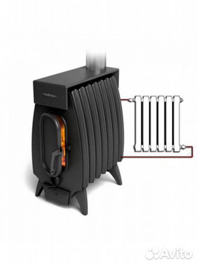 Печь Огонь-Батарея 7Б антрацит
