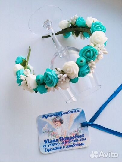 Ободочки из цветов в наличии и на заказ