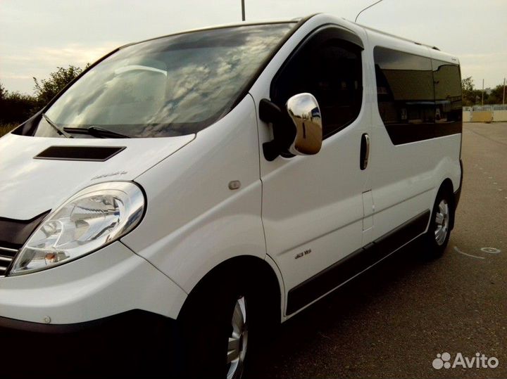 Накладки на зеркала Renault Trafic 2001-2010 хром