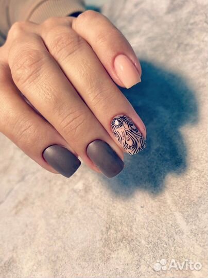 Маникюр гель лак