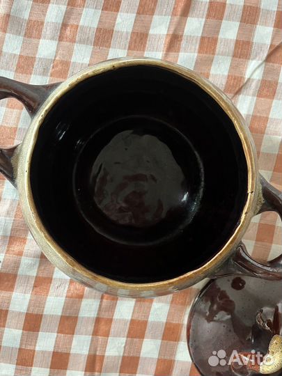 Горшок чугунок керамический 3,2 л