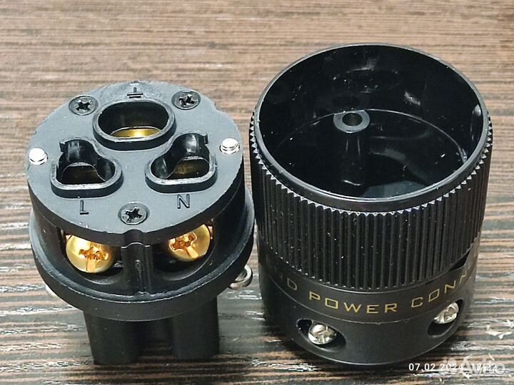 Комплект силовых разъемов high END power gold