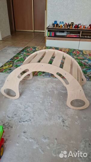 Детская качалка, мостик