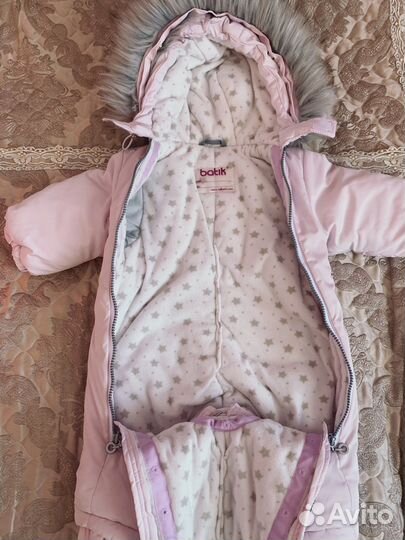 Зимний комбинезон для девочки